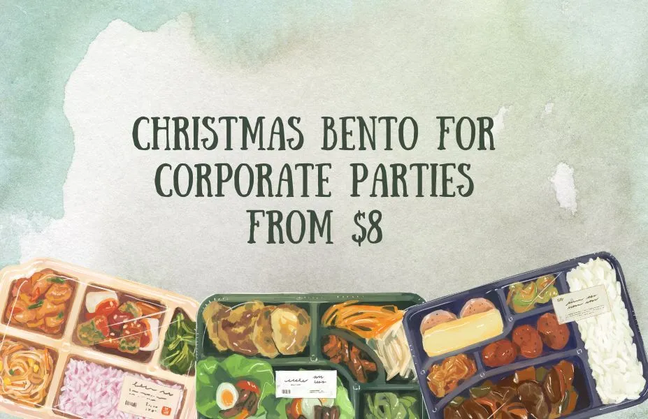 Christmas Bento for Corporate Parties from $8