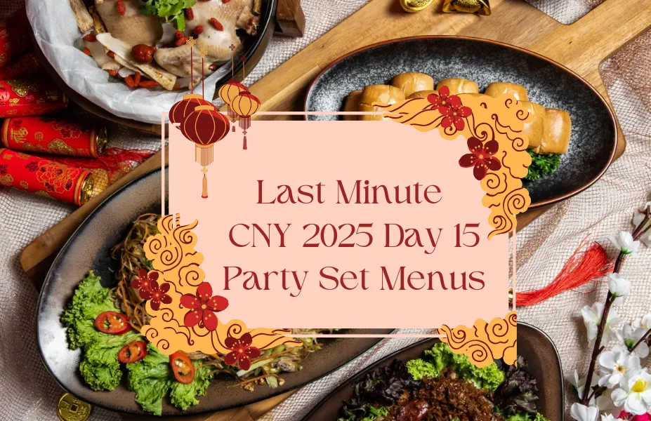  Last Minute CNY 2025 Day 15 Party Set Menus