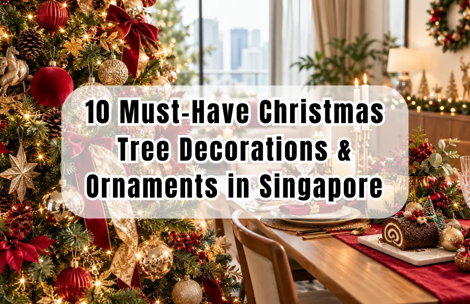 10 Must-Have Christmas Tree Decorations & Ornaments in Singapore