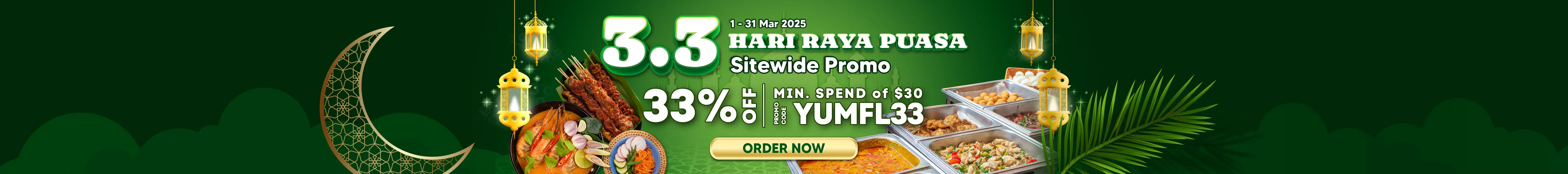 Buffet Catering in Singapore - 33% off your next catering order!