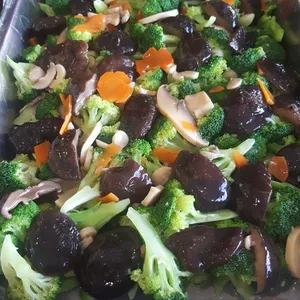 Broccoli w/ Mushroom • 双菇兰花(Chef's Recommended)