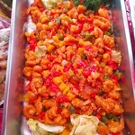 泰式芒果炒虾球(去壳)Thai Style Mango Prawn Ball (De-Shell) (NEW)