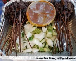 Mutton Satay with thick peanut sauce. | Customer Photo | Liang Food Caterer