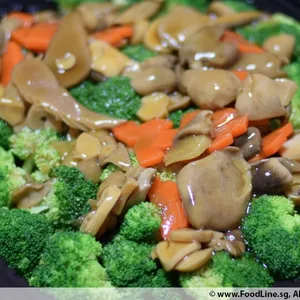 Broccoli with Mixed Mushroom