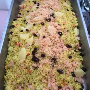 Thai Pineapple Rice with Prawn & Chicken Floss