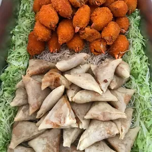 Breaded Crab Claw with Samosa