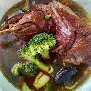 1x Stewed Duck with Chestnuts (Half) 栗子焖鸭 @$20