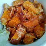 1x Fried Pumpkin with Salted Egg Yolk 旦黄金瓜 @$12