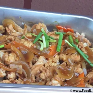 姜葱炒鸡 Chicken w/ Onion & Ginger