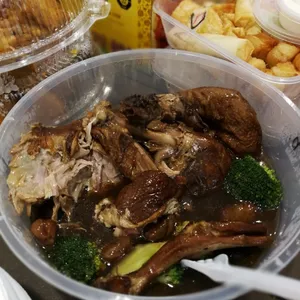 1x Stewed Duck with Chestnuts (Half) 栗子焖鸭 @$20