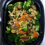 Broccoli with Mixed Mushroom