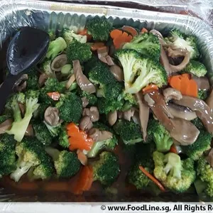 Broccoli with Mixed Mushroom