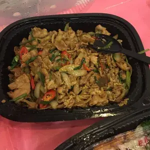 姜葱炒肉片 Sliced Pork w/ Ginger & Spring Onion