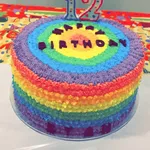 1x Rainbow Cake @$45 (Size: 9 Inches) (Additional Fillings: None)