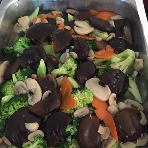 Broccoli w/ Mushroom • 双菇兰花(Chef's Recommended)