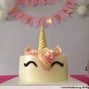 1x Unicorn Cake @$75 (Size: 6 Inches) (Classic Flavour: None) (Premium Flavours (6 Inches): Matcha White Chocolate) (Premium Flavours (8 Inches): None) (Add On: None)