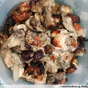 Baked 160°C Dang Gui Chicken With Jujube Red Date