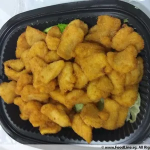 Breaded Fish with Tar Tar Sauce