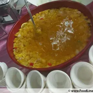 Mango Jelly with Lychee & Cocktails