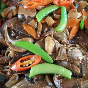香菇烩扒鸭 Braised Duck w/ Mushroom