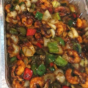 Wok Fried Black Pepper Prawns