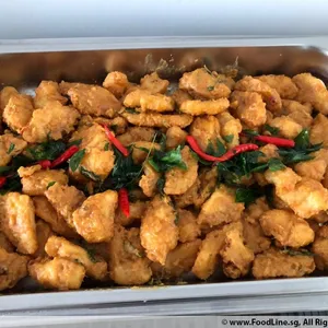 Salted Egg Yolk Fish with Curry Leaves