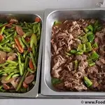 Roasted Slice Beef with Green Peppercorn Sauce