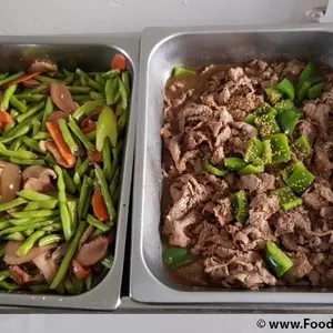 Roasted Slice Beef with Green Peppercorn Sauce