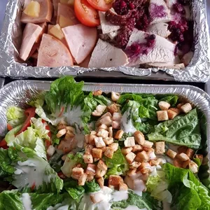 Sliced Turkey Breast with Cranberry Sauce