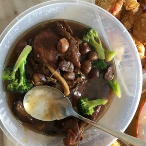 1x Stewed Duck with Chestnuts (Half) 栗子焖鸭 @$20