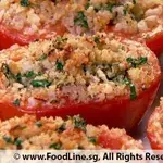 Baked Stuffed Tomatoes (S) (Subject to availability)