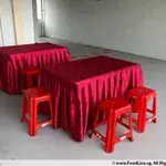 Table with Skirting Rental