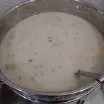 Creamy Asparagus & Broccoli Soup with Bread