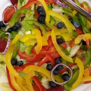 Mixed Greens with Blueberry and Raspberry