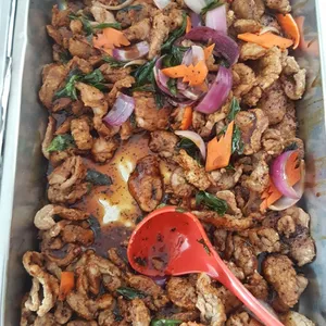 黑椒鱼片 Fried Black Pepper Sliced Fish
