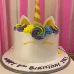 1x Option 3 - Unicorn Gold Cake @$88.8 (Weight: 1.5KG) (Cake Flavour & Filling: Rainbow Sponge / Fresh Cream) (Add On 3D Letters ($2/letter): No) (Add on Handwritten Message: Yes (Indicate in Remarks))
