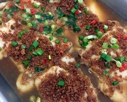 Steamed Fish Fillet with Crispy Bean Crumbs | Customer Photo | Makan Mate