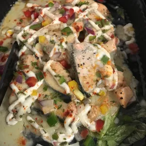 Norwegian Herb Crusted Salmon with Dill Sauce