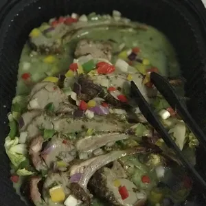 Roast Lamb Ribs with Mint Sauce