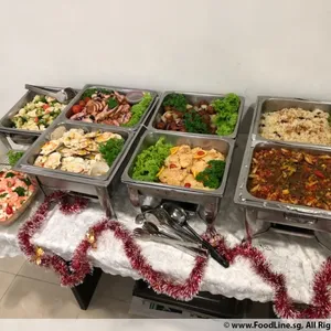 Xmas Snowy Prawn Salad