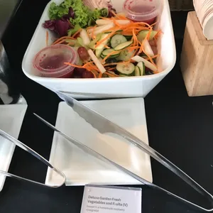 Deluxe Garden Fresh Vegetables and Fruits tossed in a homemade raspberry vinaigrette