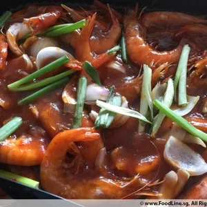 参巴鲜虾 Sambal Prawn