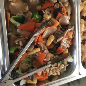 Longevity Bailing Mushroom with Vegetables 百灵菇菜花