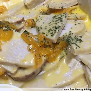 Orange-Honey Glazed Roasted Turkey Breast W Stuffing