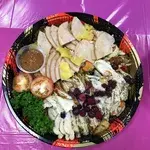 Sliced Turkey Breast with Cranberry Sauce