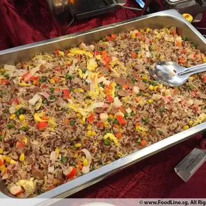 Singapore Style Fried Brown Rice