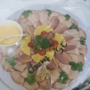 Assorted Ham & Smoked Duck Platter with Tangy Mayo
