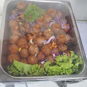 Swedish Meatball with Onion Brown Sauce