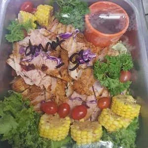 Roasted Turkey Breast with Canberry Sauce Dip