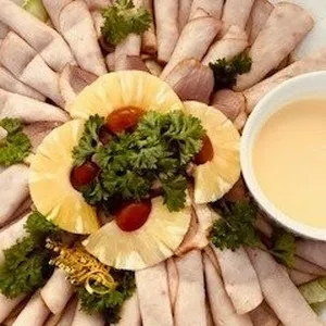 Assorted Ham & Smoked Duck Platter with Tangy Mayo